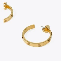 Tory Burch Miller Stud Hoop Earring -Chic Style Shop Miller20Stud20Hoop20Earring.TB 147210 720 SLDET.pdp 1200x1200 1