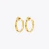 Tory Burch Miller Stud Hoop Earring