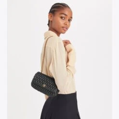 Tory Burch Mini Kira Ruched Flap Bag