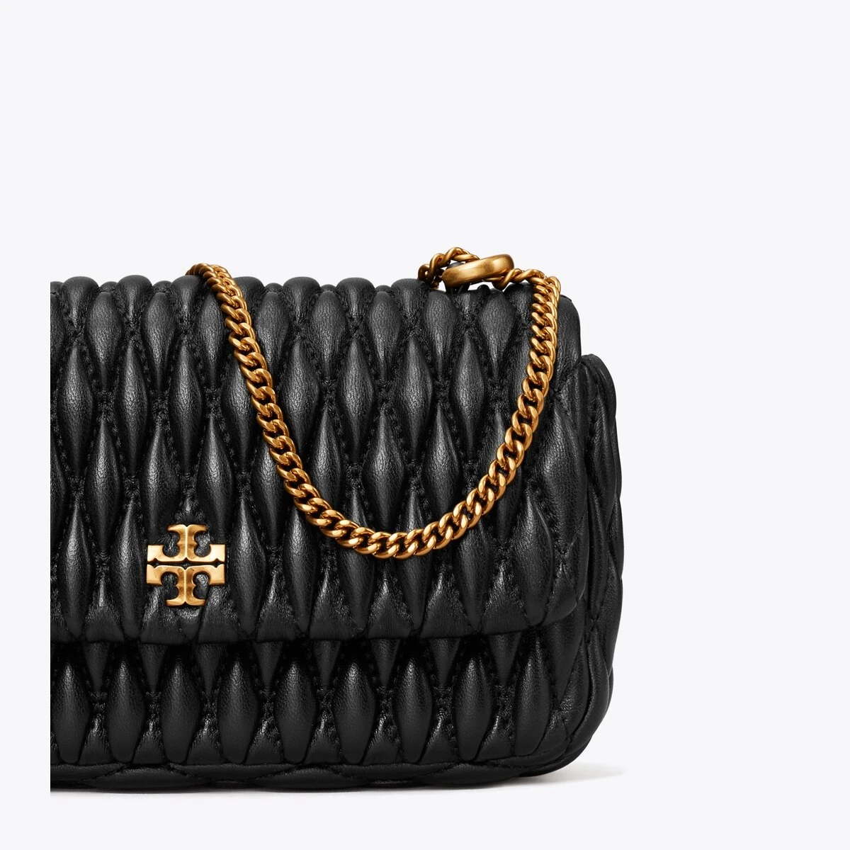 Tory Burch Mini Kira Ruched Flap Bag 4 Tory Burch Mini Kira Ruched Flap Bag - Image 2