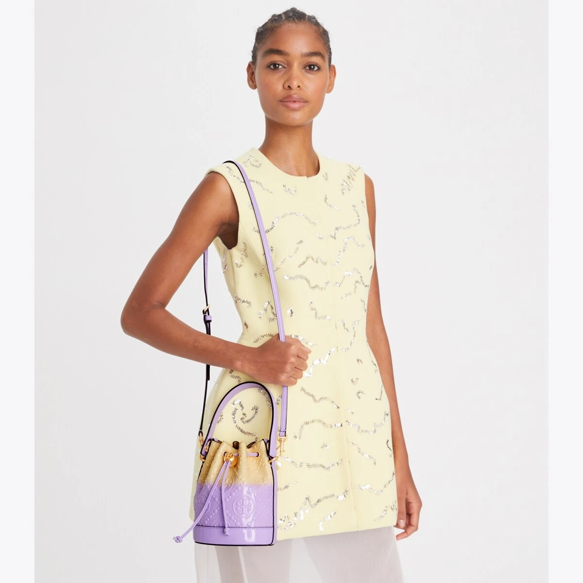 Tory Burch Mini T Monogram Dip-Dye Bucket Bag 7 Tory Burch Mini T Monogram Dip-Dye Bucket Bag - Image 5