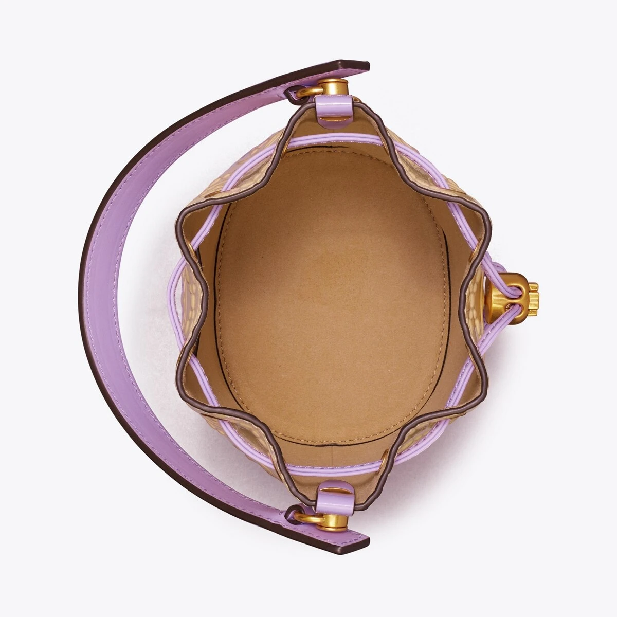 Tory Burch Mini T Monogram Dip-Dye Bucket Bag 5 Tory Burch Mini T Monogram Dip-Dye Bucket Bag - Image 3