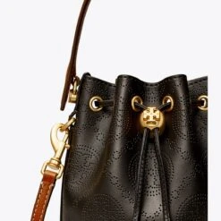 Tory Burch Mini T Monogram Perforated Leather Bucket Bag -Chic Style Shop Mini20T20Monogram20Perforated20Leather20Bucket20Bag.TB 151614 001 SLDET.pdp 1200x1200 1