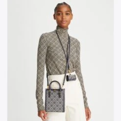 Tory Burch Mini T Monogram Tote