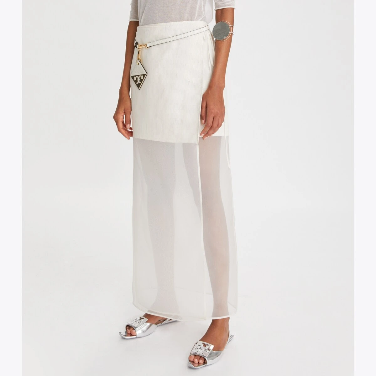 Tory Burch Organza Double-Layer Skirt 4 Tory Burch Organza Double-Layer Skirt - Image 2