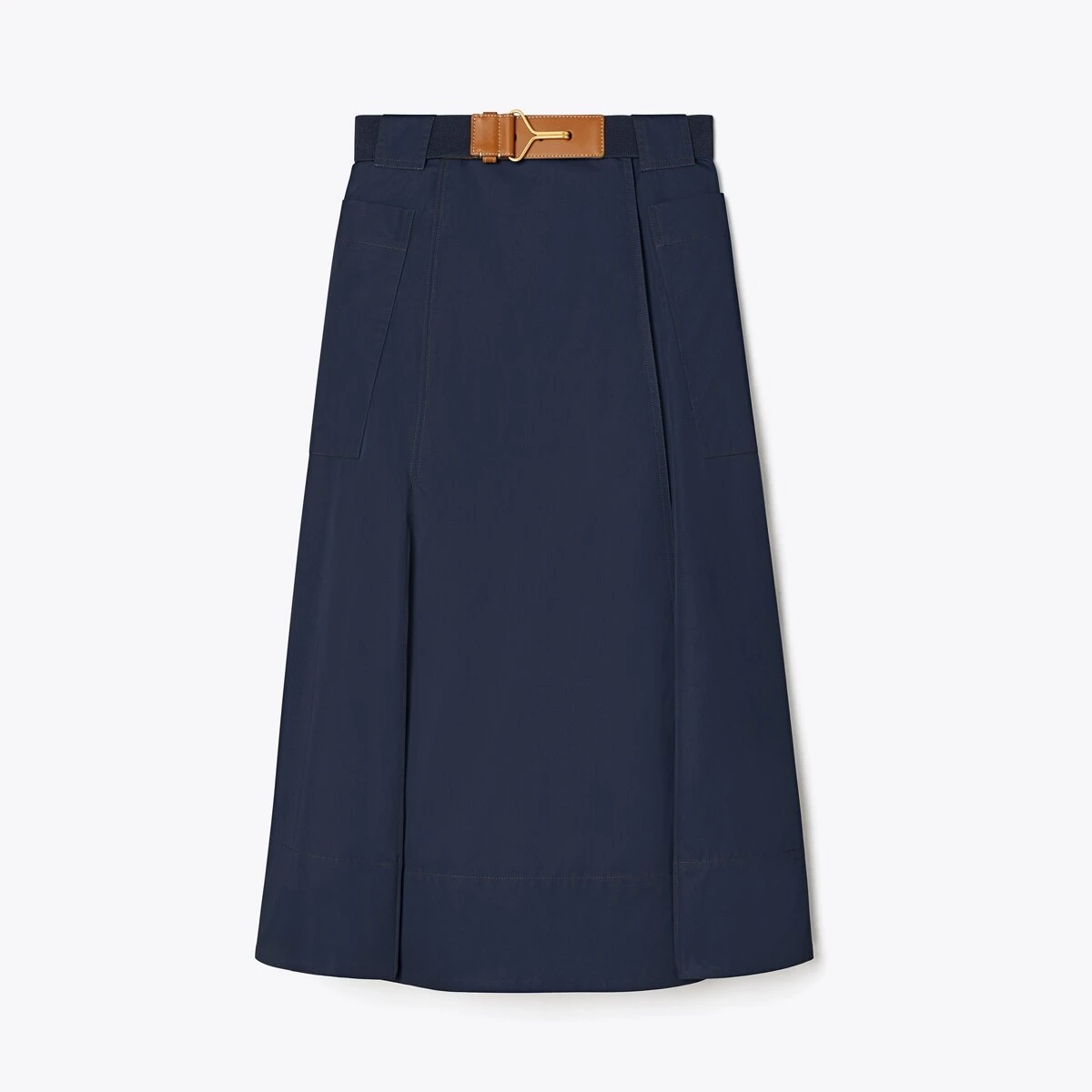 Tory Burch Poplin Pleated Skirt 3 Tory Burch Poplin Pleated Skirt