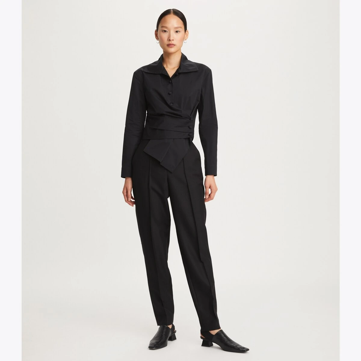 Tory Burch Poplin Wrap Shirt 5 Tory Burch Poplin Wrap Shirt - Image 3