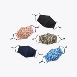 Tory Burch Printed Face Mask, Set Of 5 -Chic Style Shop Printed20Face20Mask20Set20of205.TB 81264 951 SLFRO.pdp 1200x1200 1