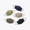 Tory Burch Printed Face Mask, Set Of 5