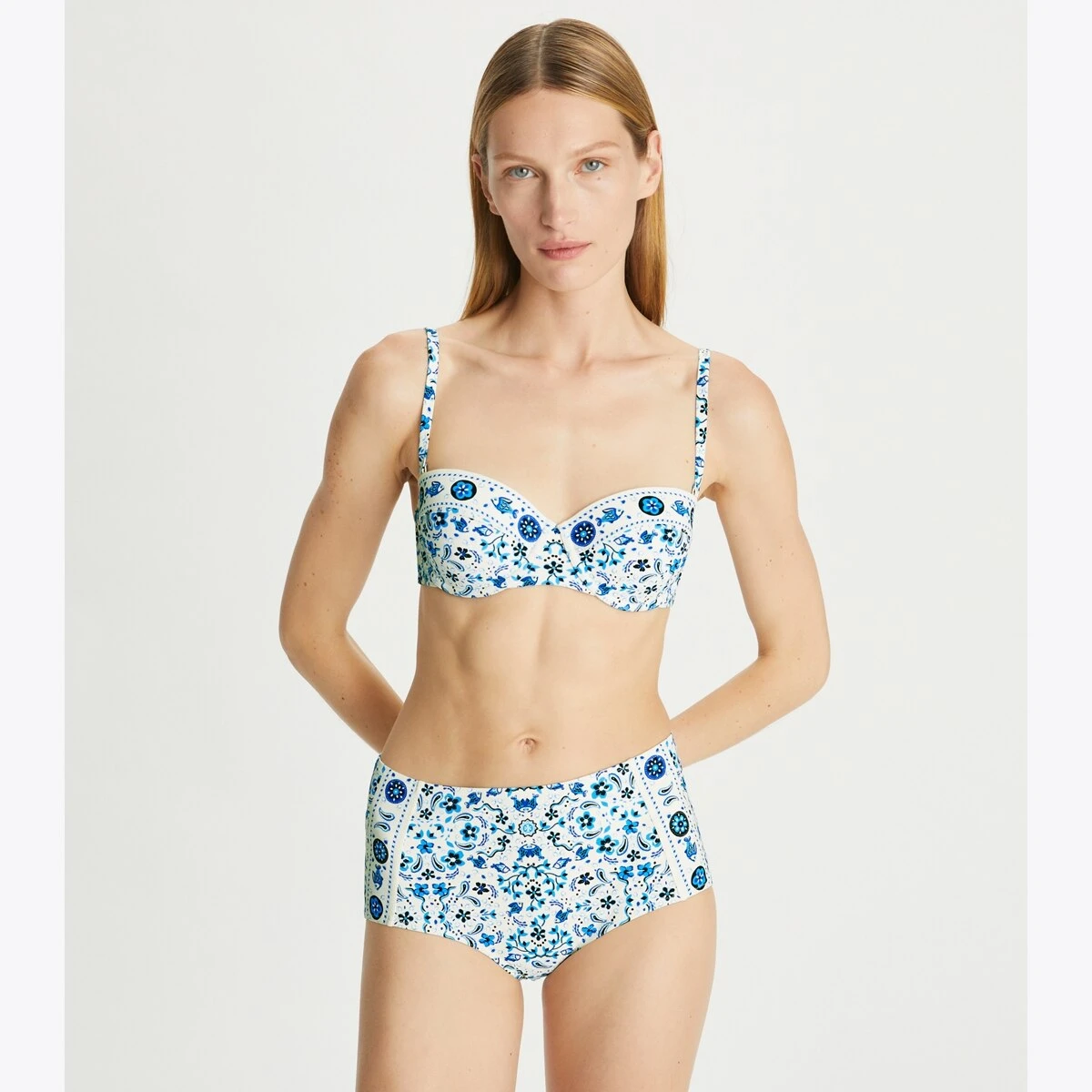 Tory Burch Printed High-Waisted Bikini Bottom 5 Tory Burch Printed High-Waisted Bikini Bottom - Image 3