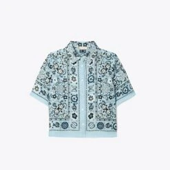 Tory Burch Printed Linen Camp Shirt -Chic Style Shop Printed20Linen20Camp20Shirt.TB 151817 420 SLFRO.pdp 1200x1200 1