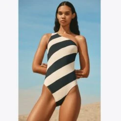 Tory Burch Printed One Shoulder One-Piece Swimsuit -Chic Style Shop Printed20One20Shoulder20One Piece20Swimsuit.TB Campaign 20220114 EOMC 004.pdp 1200x1200 1