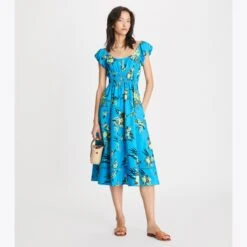 Tory Burch Printed Scoop-Neck Dress -Chic Style Shop Printed20Scoop Neck20Dress.TB 150486 422 20230208 OMFRO.pdp 1200x1200 1
