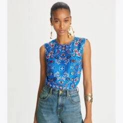 Tory Burch Printed Silk Shell -Chic Style Shop Printed20Silk20Shell.TB 153142 480 20230509 OMDET.pdp 1200x1200 1