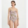 Tory Burch Printed Underwire One-Piece