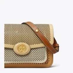 Tory Burch Robinson Perforated Color-Block Convertible Shoulder Bag 9 Tory Burch Robinson Perforated Color-Block Convertible Shoulder Bag -Chic Style Shop Robinson20Perforated20Color Block20Convertible20Shoulder20Bag.TB 148641 960 SLDET.pdp 1200x1200 1