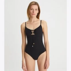 Tory Burch Ruched One-Piece