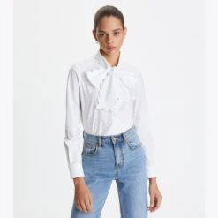 Tory Burch Scalloped Poplin Bow Blouse -Chic Style Shop Scalloped20Poplin20Bow20Blouse.TB 145213 100 20221017 OMDET.pdp 1200x1200 1