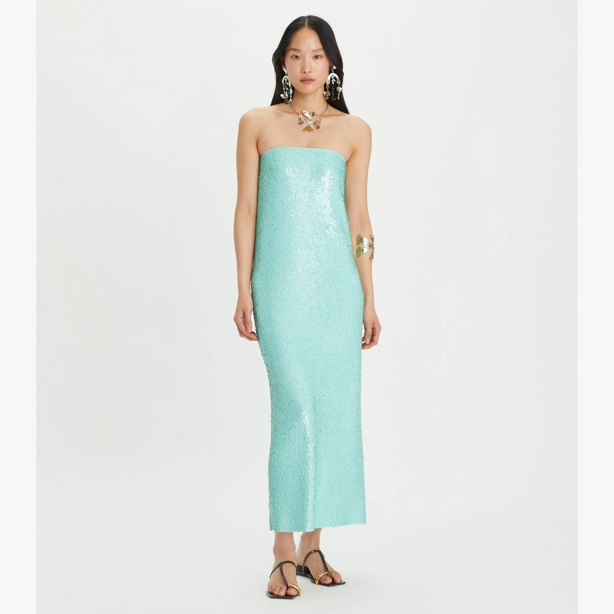 Tory Burch Sequin Strapless Dress 5 Tory Burch Sequin Strapless Dress - Image 3