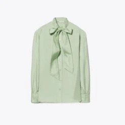 Tory Burch Silk Bow Blouse -Chic Style Shop Silk20Bow20Blouse.TB 151876 301 SLFRO.pdp 1200x1200 1