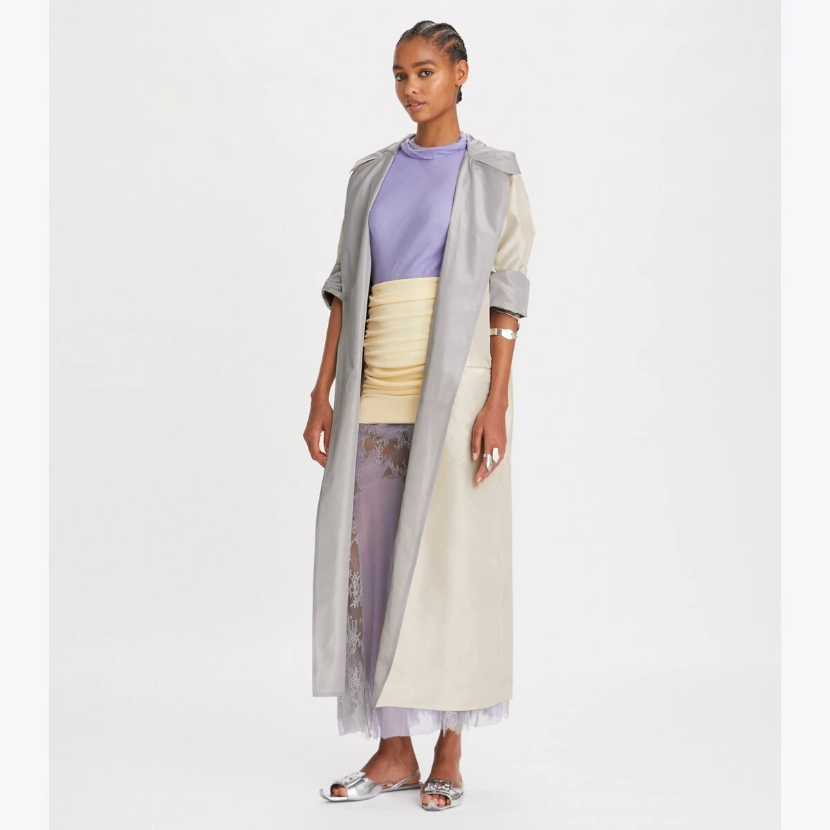 Tory Burch Silk Taffeta Trench 5 Tory Burch Silk Taffeta Trench - Image 3