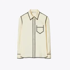 Tory Burch Silk Twill Brigitte Shirt