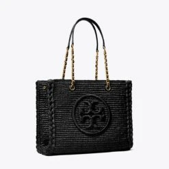 Tory Burch Small Ella Raffia Mélange Chain Tote -Chic Style Shop Small20Ella20Raffia20Melange20Chain20Tote.TB 148813 001 SLANG.pdp 1200x1200 1