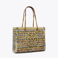 Tory Burch Small Ella Raffia Mélange Chain Tote -Chic Style Shop Small20Ella20Raffia20Melange20Chain20Tote.TB 148815 960 SLANG.pdp 1200x1200 1