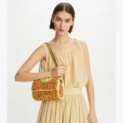 Tory Burch Small Fleming Soft Crochet Convertible Shoulder Bag