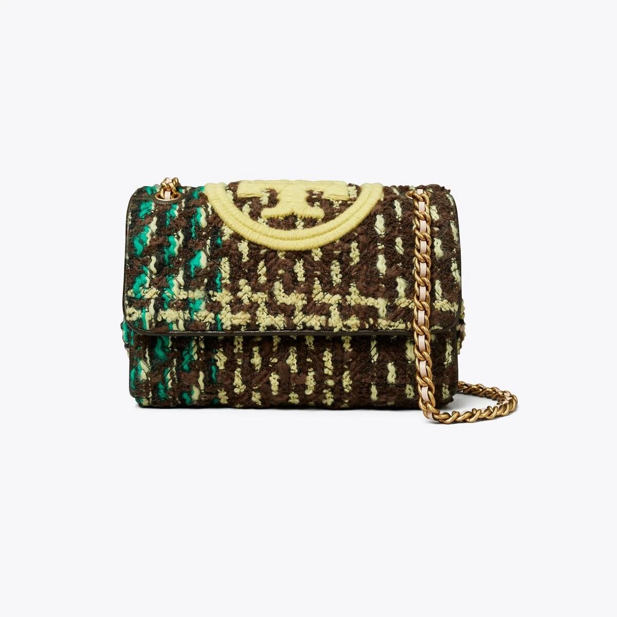 Tory Burch Small Fleming Soft Tweed Convertible Shoulder Bag 5 Tory Burch Small Fleming Soft Tweed Convertible Shoulder Bag - Image 3