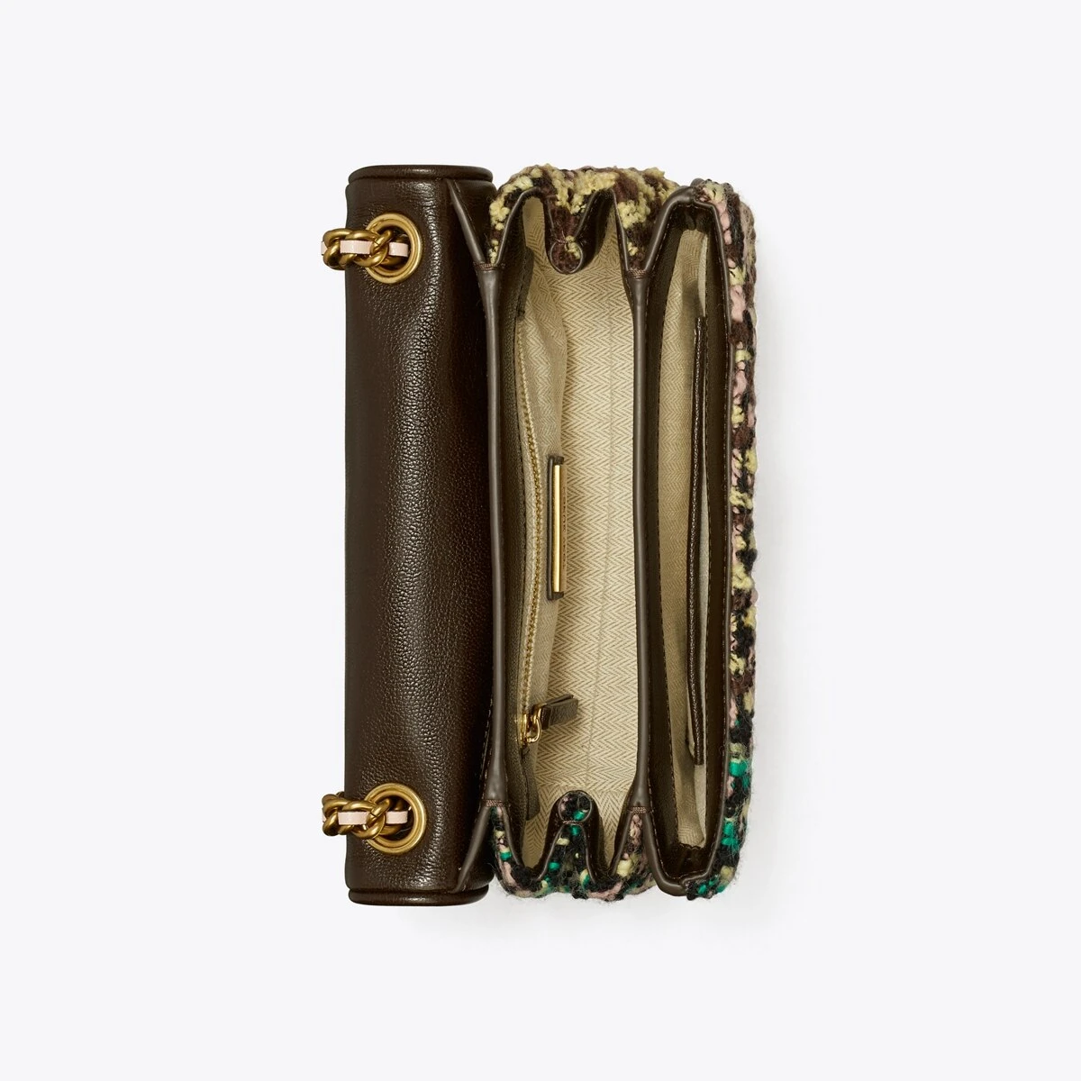 Tory Burch Small Fleming Soft Tweed Convertible Shoulder Bag 4 Tory Burch Small Fleming Soft Tweed Convertible Shoulder Bag - Image 2