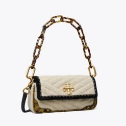 Tory Burch Small Kira Mixed Materials Flap Shoulder Bag -Chic Style Shop Small20Kira20Mixed20Materials20Flap20Shoulder20Bag.TB 146848 254 SLANG.pdp 1200x1200 1