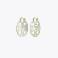 Tory Burch Small Miller Hoop Earring -Chic Style Shop Small20Miller20Hoop20Earring.TB 147726 100 SLFRO.pdp 1200x1200 1