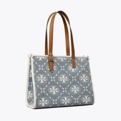 Tory Burch Small T Monogram Denim Tote -Chic Style Shop Small20T20Monogram20Denim20Tote.TB 146663 400 SLANG.pdp 1200x1200 1