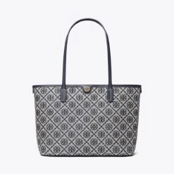 Tory Burch Small T Monogram Zip Tote