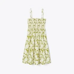 Tory Burch Smocked Printed Cotton Mini Dress 7 Tory Burch Smocked Printed Cotton Mini Dress -Chic Style Shop Smocked20Printed20Cotton20Mini20Dress.TB 151763 305 SLFRO.pdp 1200x1200 1