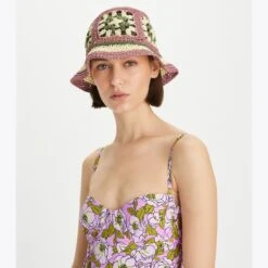 Tory Burch Straw Crochet Short-Brim Bucket Hat -Chic Style Shop Straw20Crochet20Short Brim20Bucket20Hat.TB 147664 650 20230412 OMACC.pdp 1200x1200 1