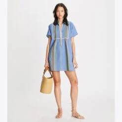 Tory Burch Striped Mini Tunic -Chic Style Shop Striped20Mini20Tunic.TB 150497 403 20230208 OMFRO.pdp 1200x1200 1