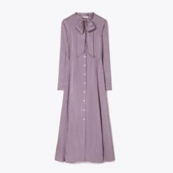 Tory Burch Striped Viscose Shirtdress