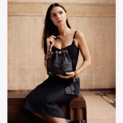 Tory Burch T Monogram Bucket Bag