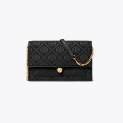Tory Burch T Monogram Chain Wallet
