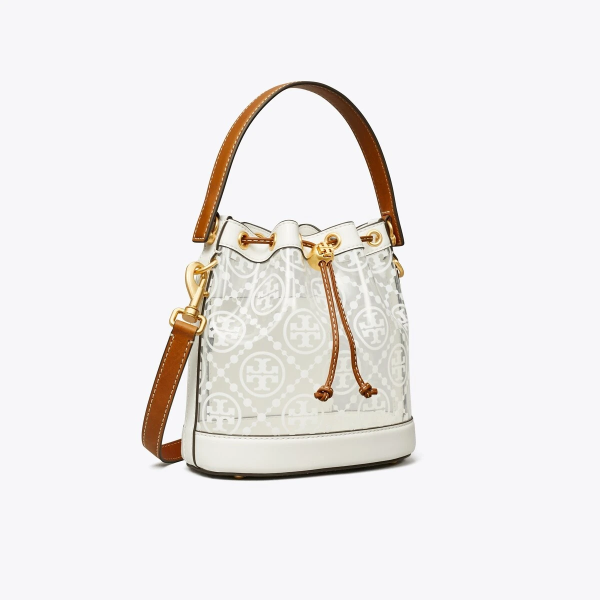 Tory Burch T Monogram Clear Bucket Bag 6 Tory Burch T Monogram Clear Bucket Bag - Image 4