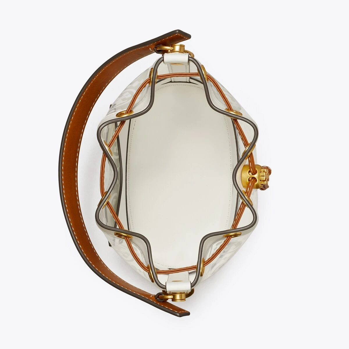 Tory Burch T Monogram Clear Bucket Bag 5 Tory Burch T Monogram Clear Bucket Bag - Image 3