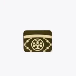 Tory Burch T Monogram Contrast Embossed Card Case