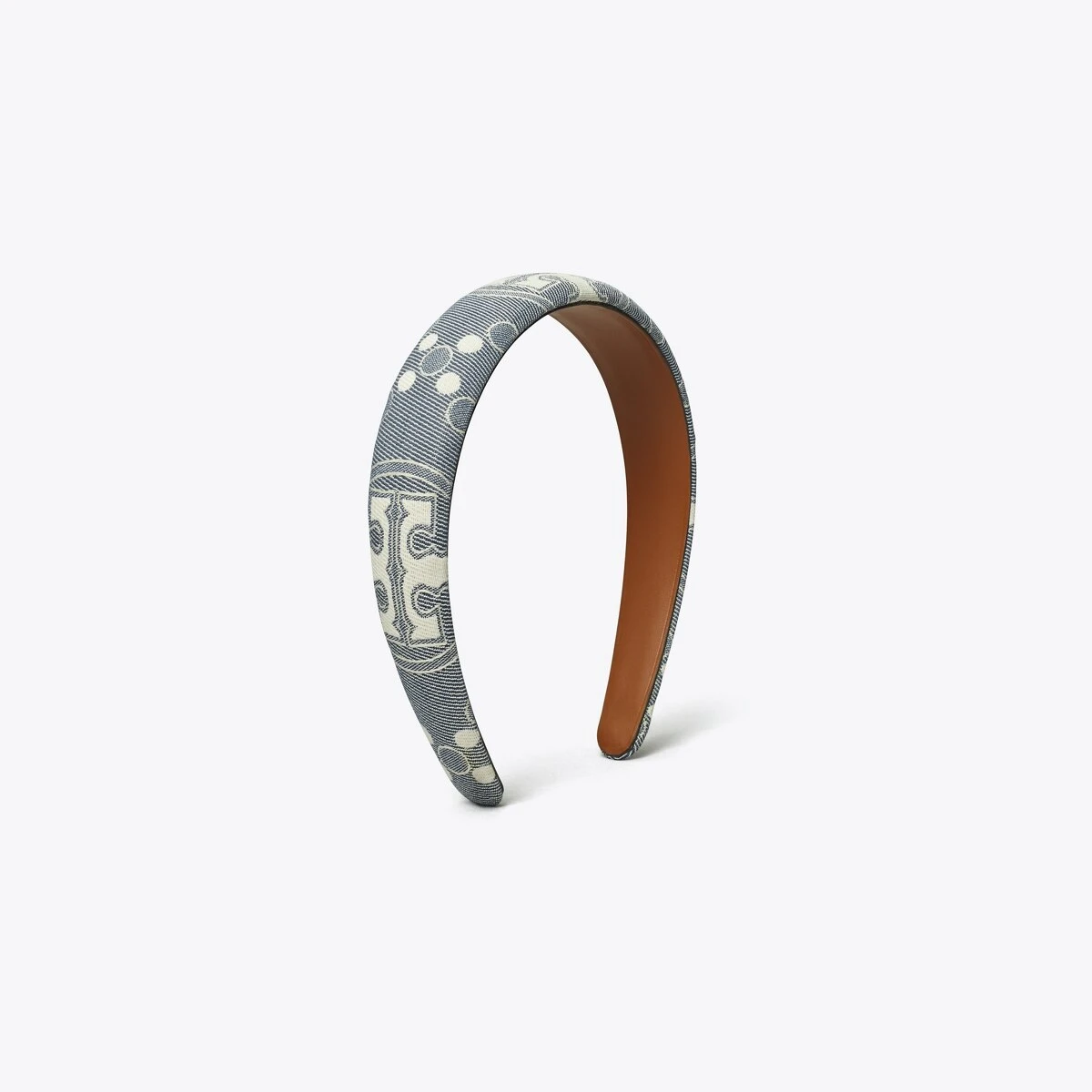 Tory Burch T Monogram Denim Headband 4 Tory Burch T Monogram Denim Headband - Image 2