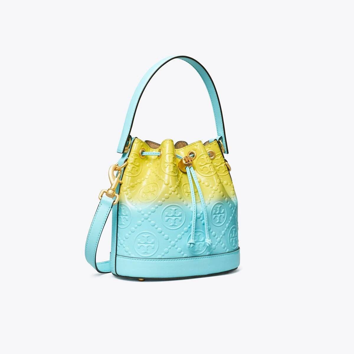Tory Burch T Monogram Dip-Dye Bucket Bag 5 Tory Burch T Monogram Dip-Dye Bucket Bag - Image 3