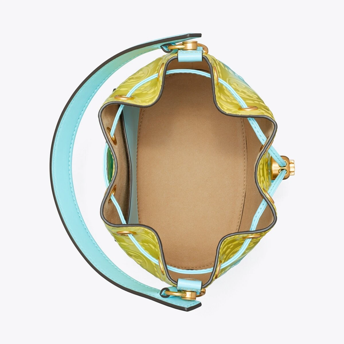 Tory Burch T Monogram Dip-Dye Bucket Bag 4 Tory Burch T Monogram Dip-Dye Bucket Bag - Image 2