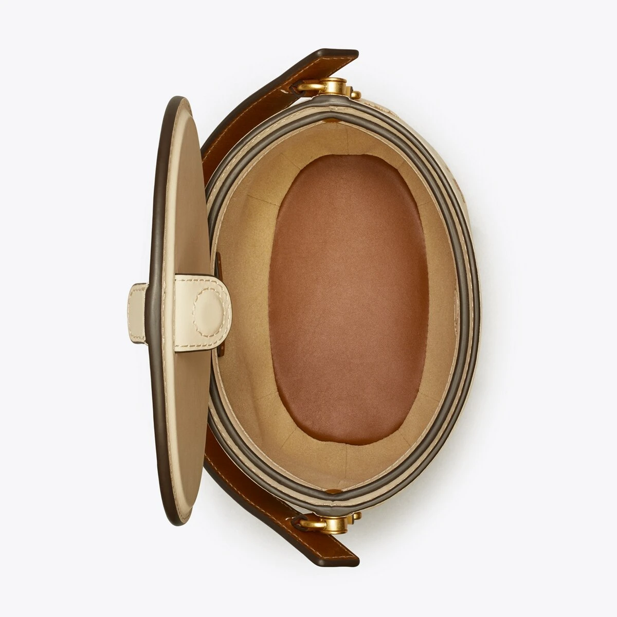 Tory Burch T Monogram Embroidered Raffia Canteen Bag 4 Tory Burch T Monogram Embroidered Raffia Canteen Bag - Image 2