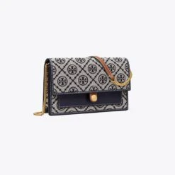 Tory Burch T Monogram Jacquard Chain Wallet -Chic Style Shop T20Monogram20Jacquard20Chain20Wallet.TB 149061 405 SLANG.pdp 1200x1200 1