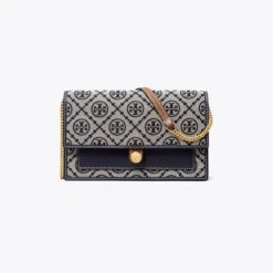 Tory Burch T Monogram Jacquard Chain Wallet -Chic Style Shop T20Monogram20Jacquard20Chain20Wallet.TB 149061 405 SLFRO.pdp 1200x1200 1